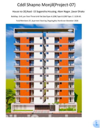 Construction Price A ongoing Apartment At Savar
